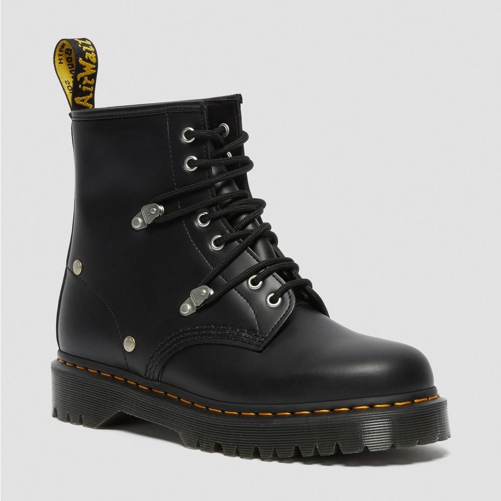 Dr. Martens 1460 BEX STUD LEATHER LACE UP BOOTS